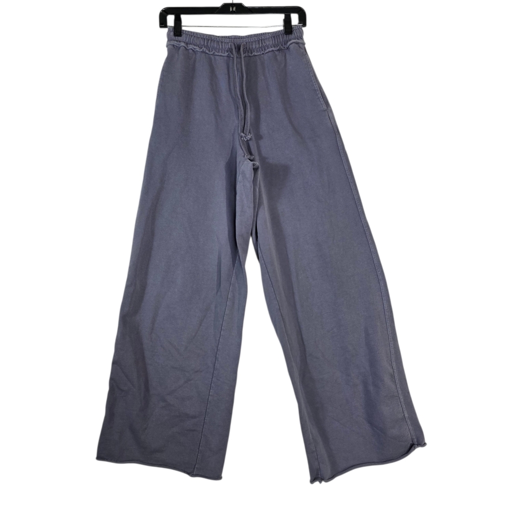 Zara earthy lilac raw hem track/ joggers  pants